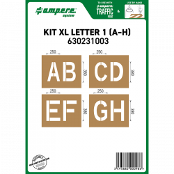large letter stencils for floor signage