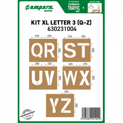 letter stencils kit