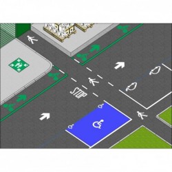 ampere reusable floor stencils - kit city