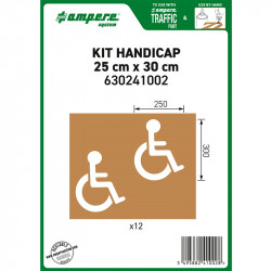 Disabled stencils 25x30cm