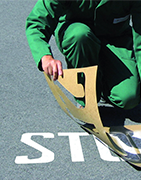 Stencils kits for floor signage